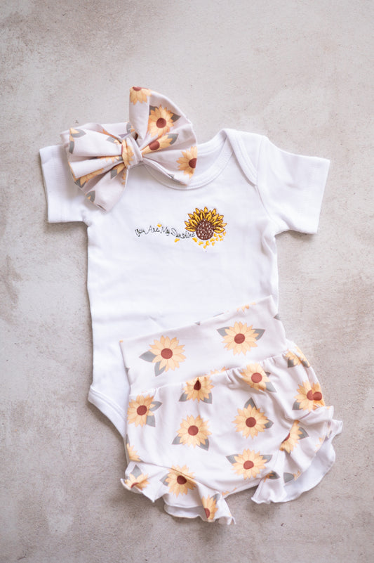 Sunflower Embroidery Set- You Are my Sunshine