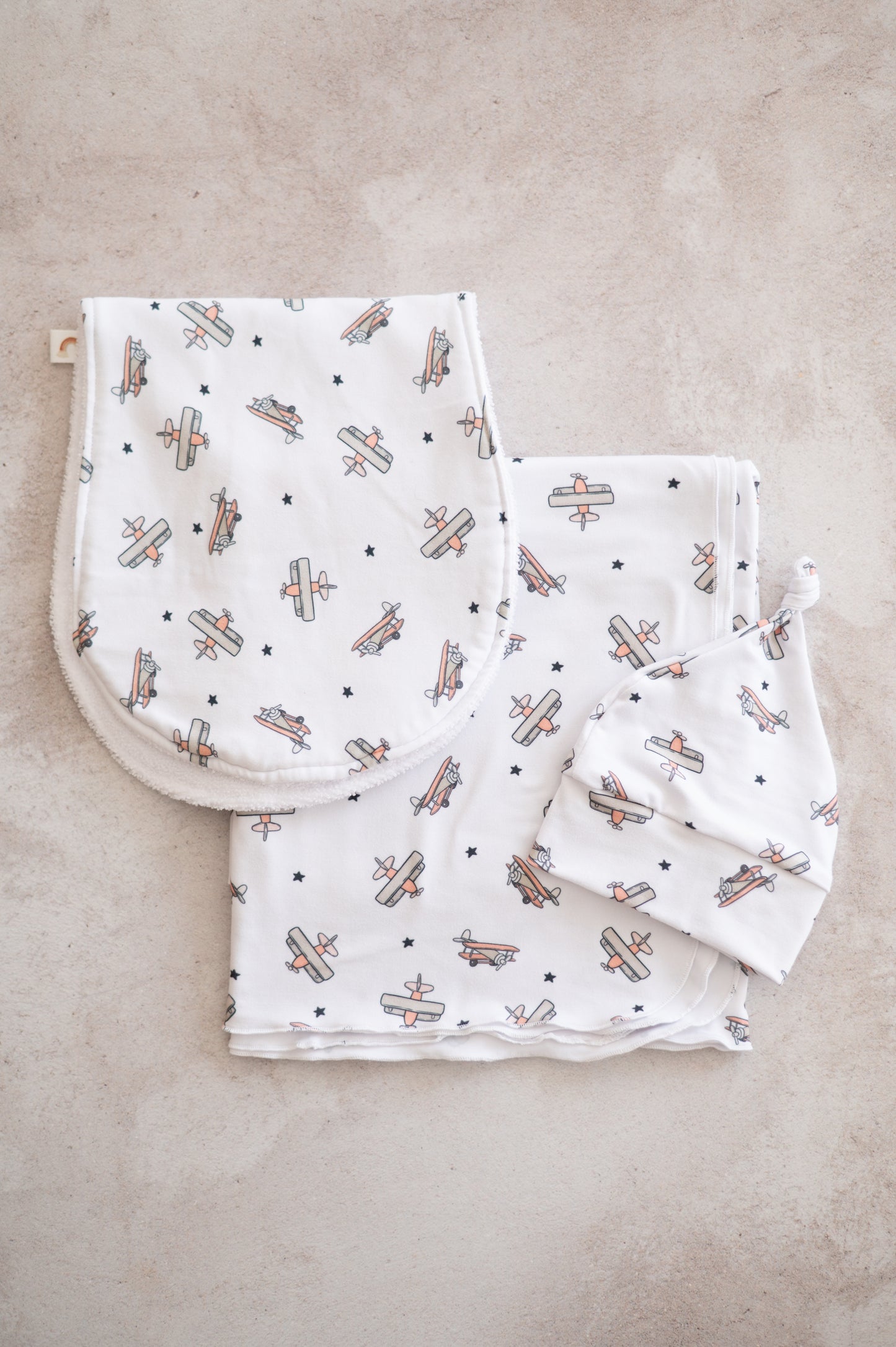 Burp Cloth- Vintage Planes