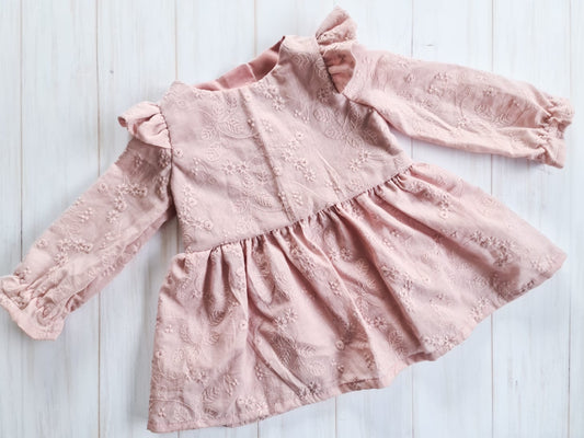 Anglaise Dress- Pink