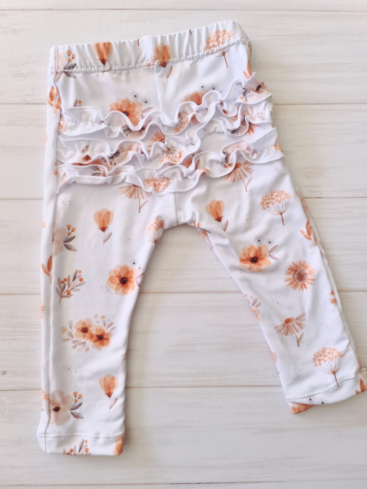 Leggings with Frilly detail- Autumn Delight