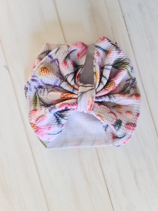 Big Bow Headband- Daisy Blooms