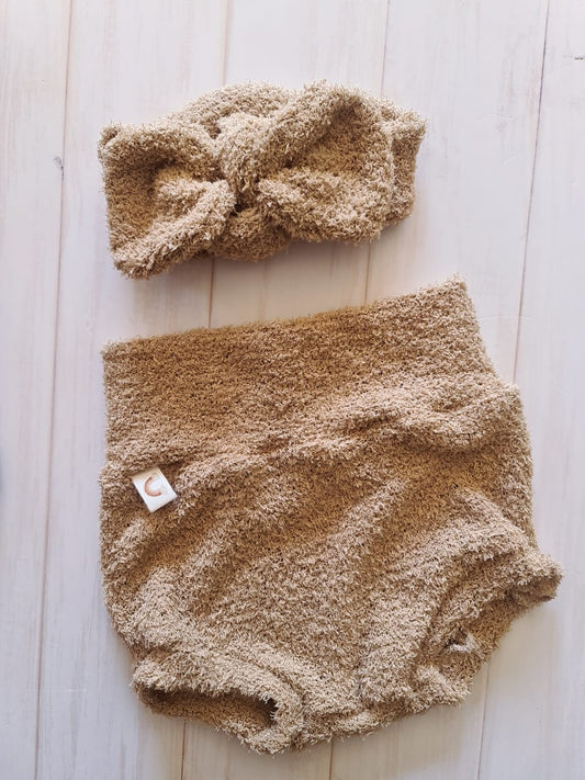 Fluffy Bummy  Set- Caramel