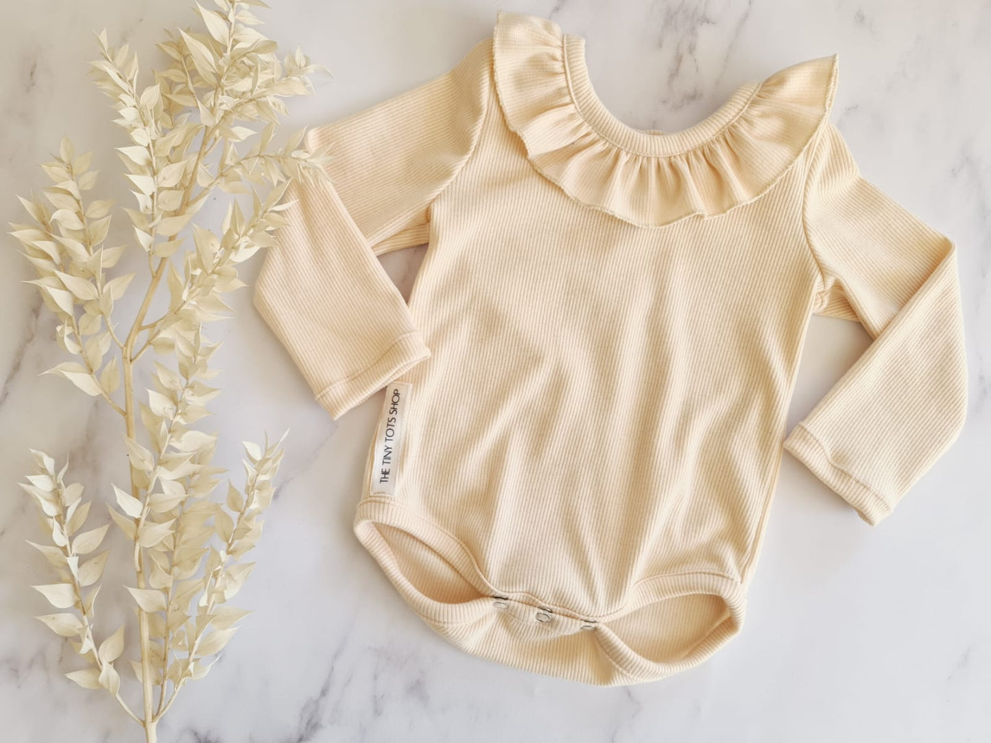 Islington Bodysuit- Ribbed Cream