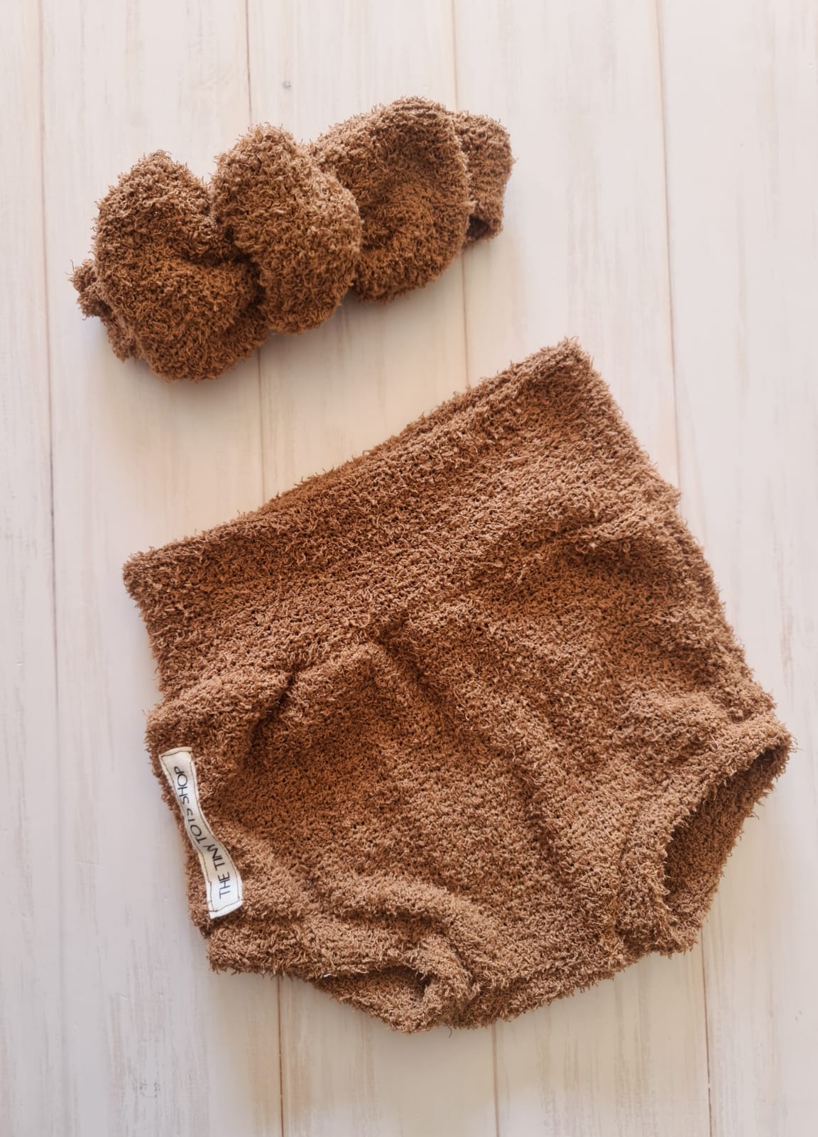 Fluffy Bummy Set- Chocolate