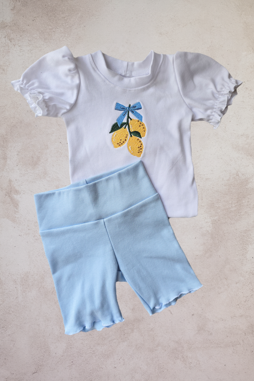 Biker Shorts- Pastel Blue