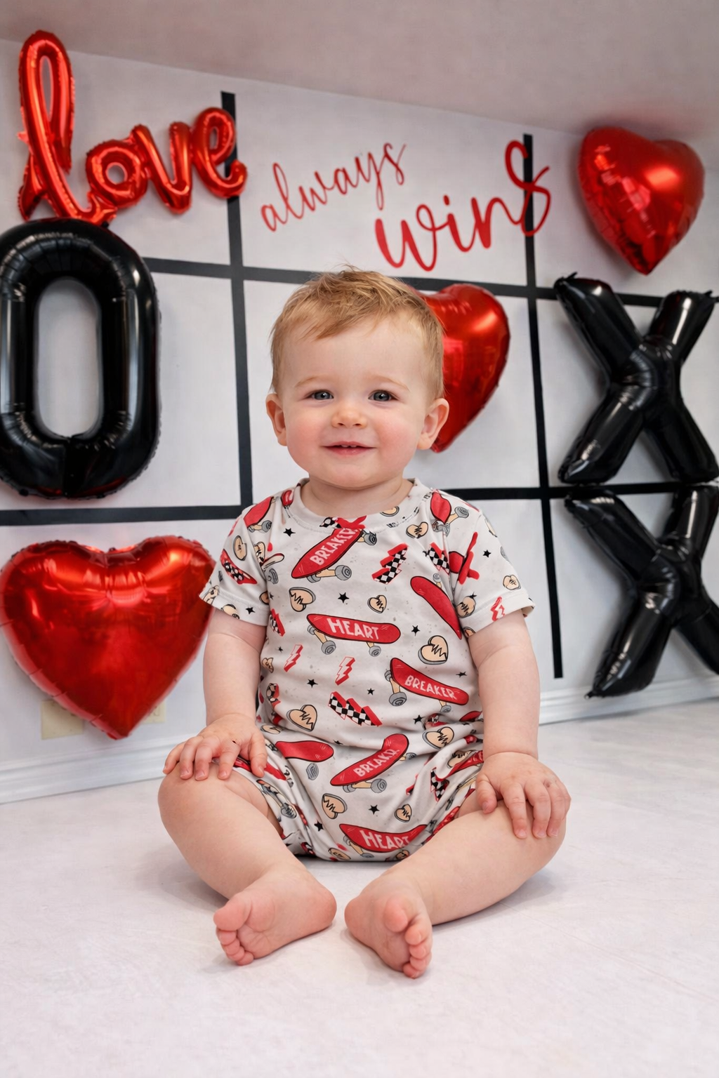 Romper- Heart breaker