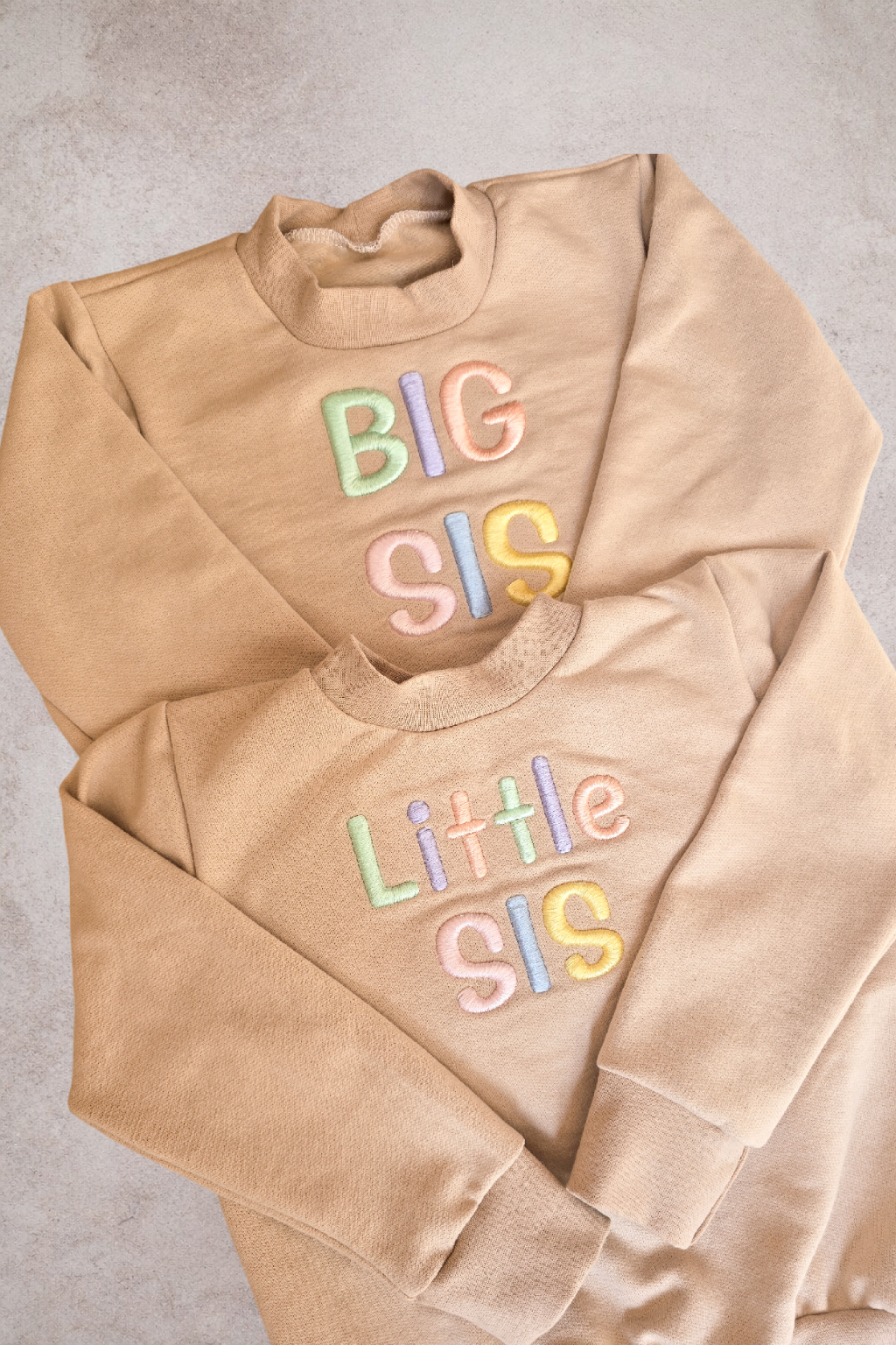 Little Sis Puff embroidered sweater