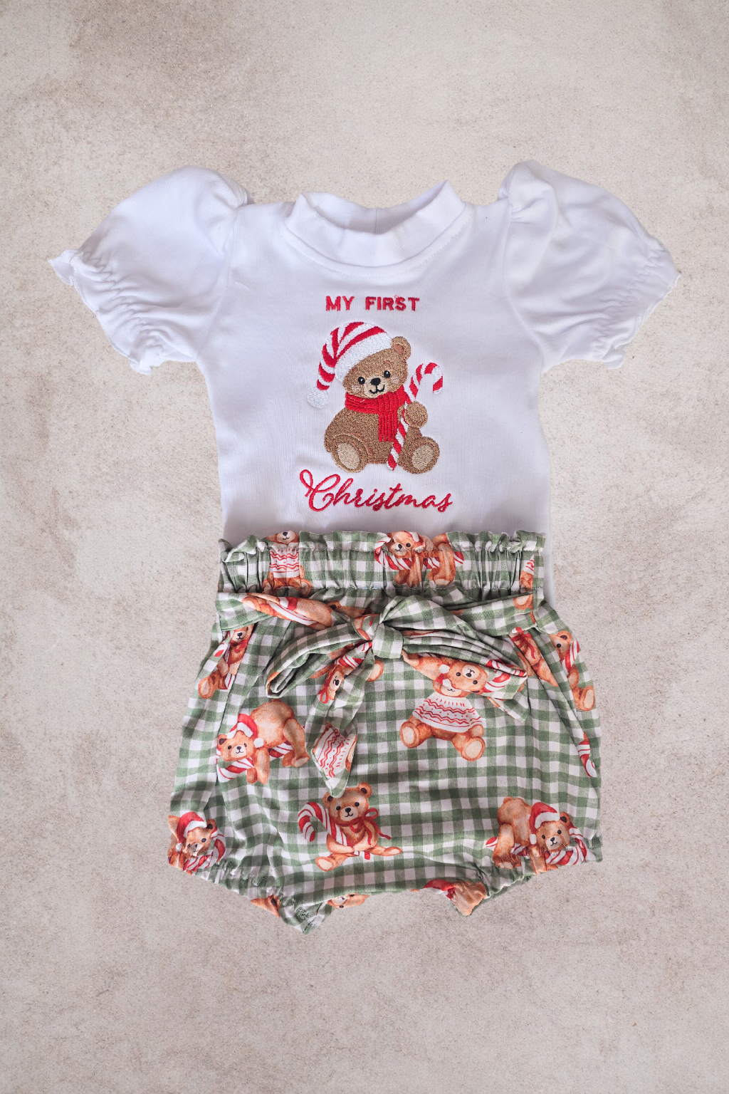 Christmas Teddy Set- First Christmas
