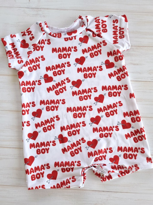 Raglan Romper- Mama's Boy
