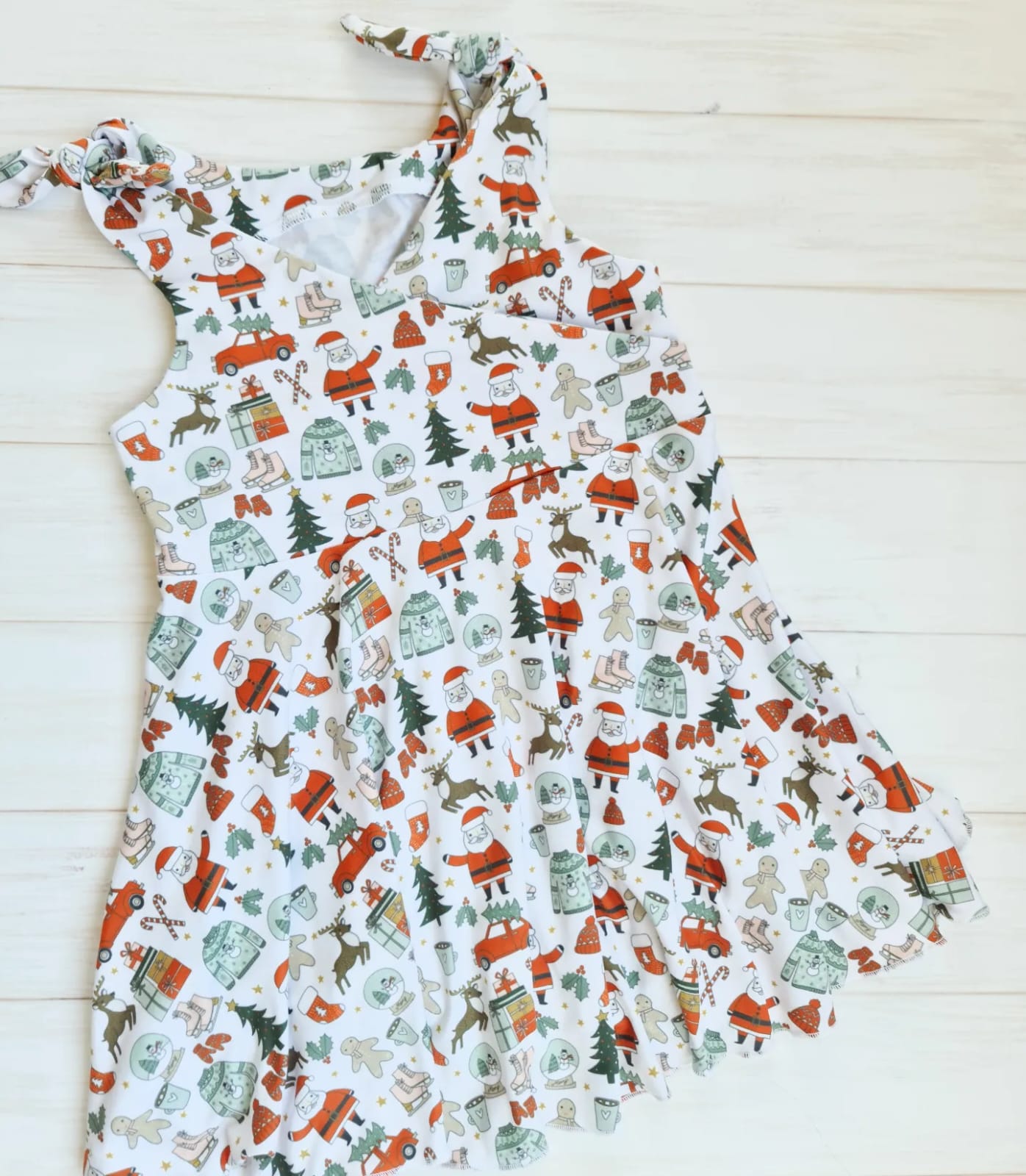 Wrap Dress- Christmas Spirit