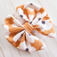 Big Bow Headband- Retro Daisies