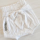 Lola Bloomers- White with Leave embroidery