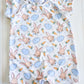 Raglan Romper- Cute Bunnies and Carrots