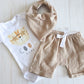 Boys 3 piece Tiger set- Beige