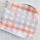 Burp Cloth- Checkered Rust