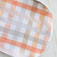 Burp Cloth- Checkered Rust