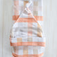 Swaddle Set- Checkered Rust