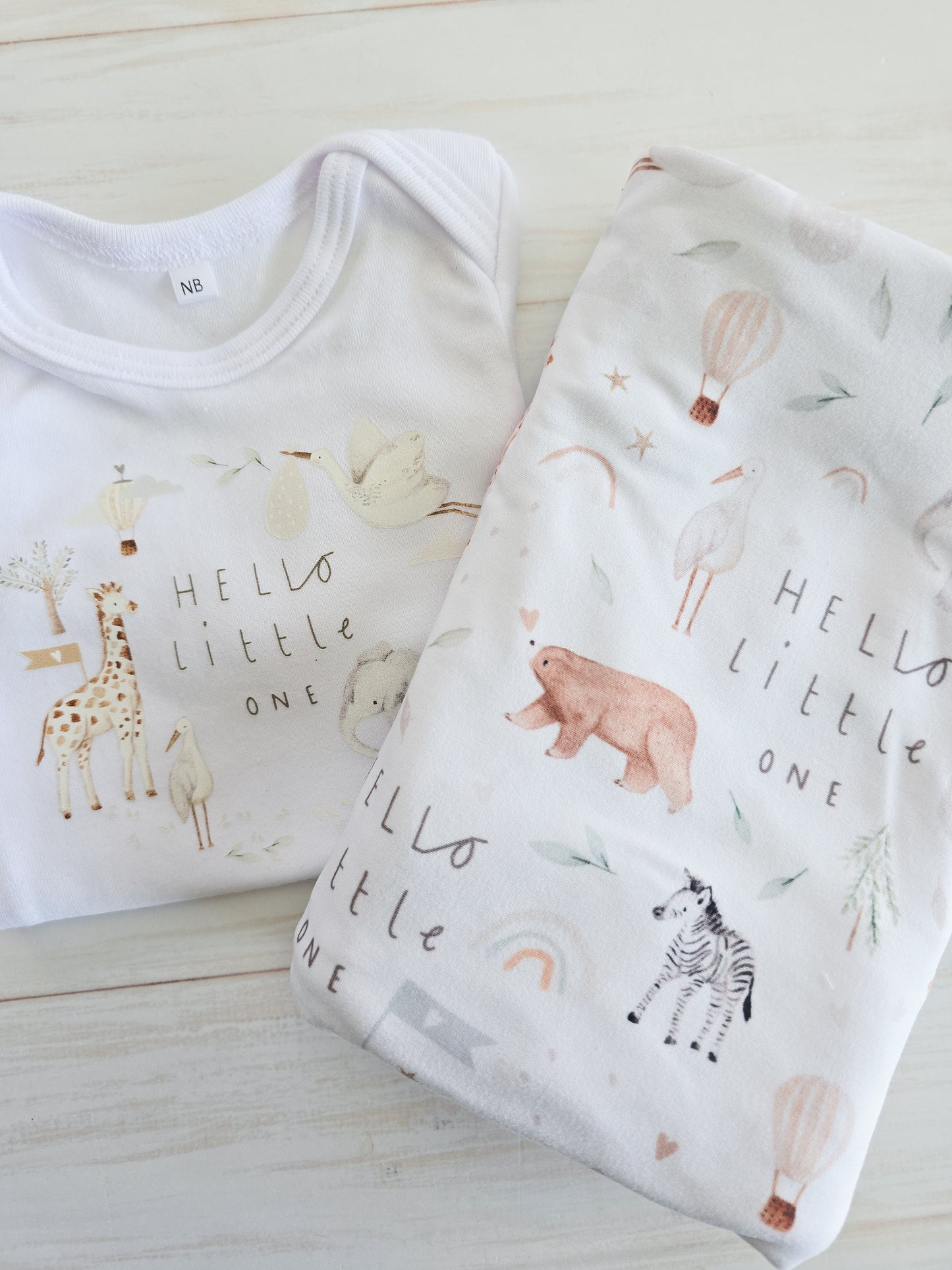 Swaddle Set- Hello Little One