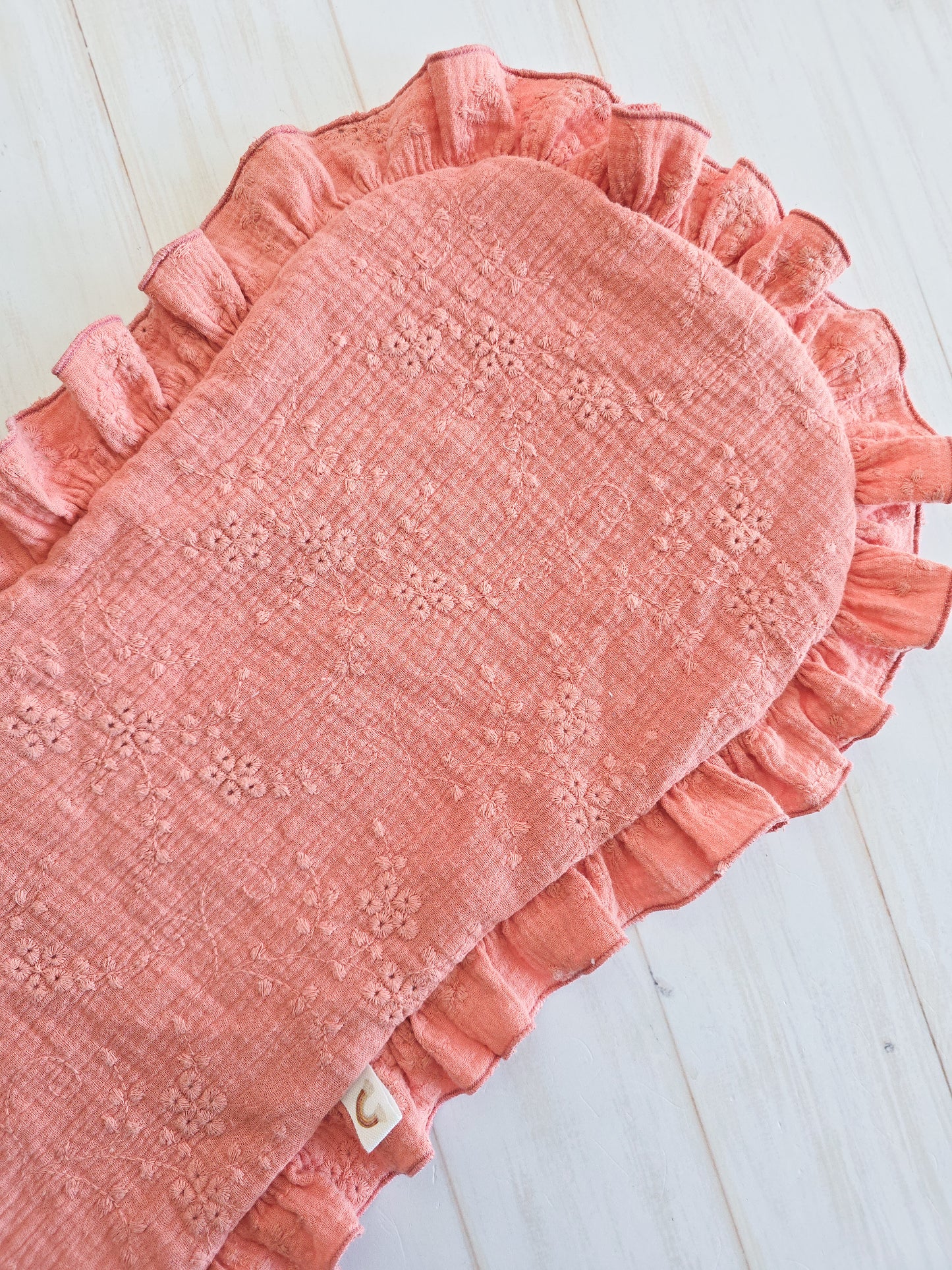 Burp Cloth- Pink Anglaise