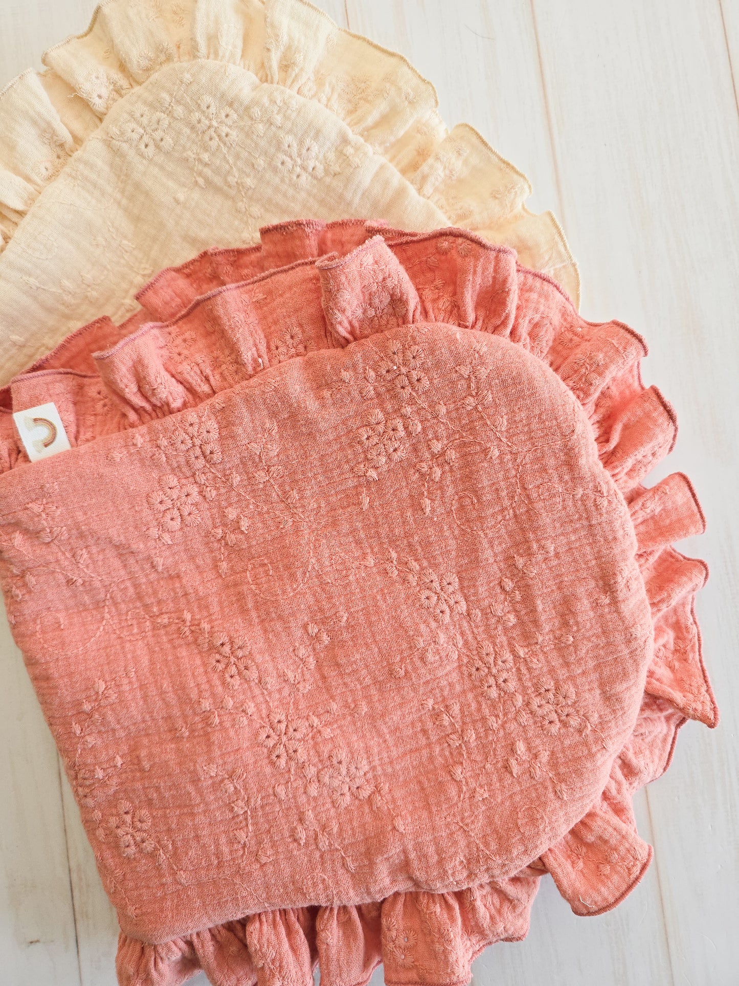 Burp Cloth- Pink Anglaise