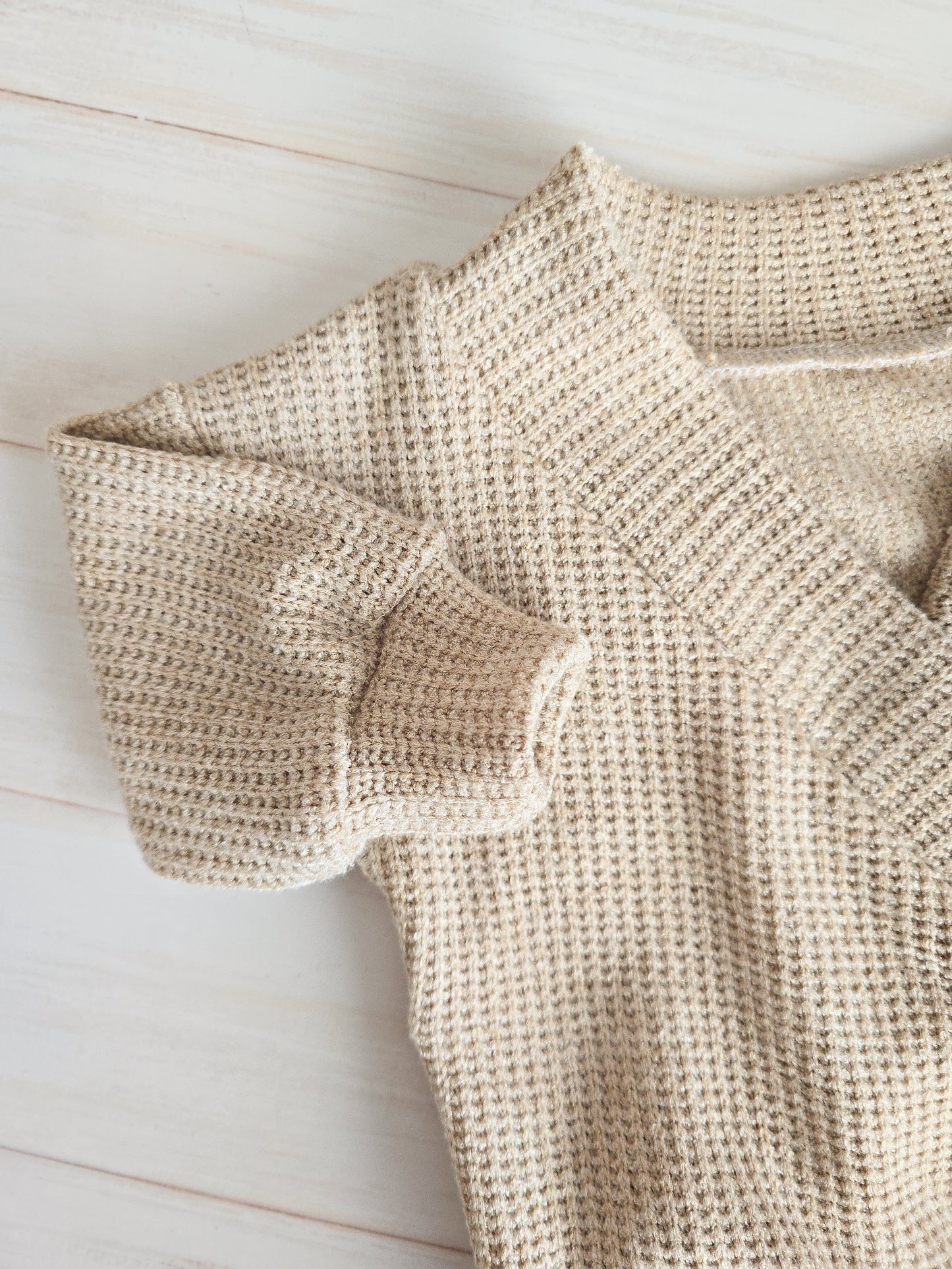 Chunky Knit Cardigan- Dessert