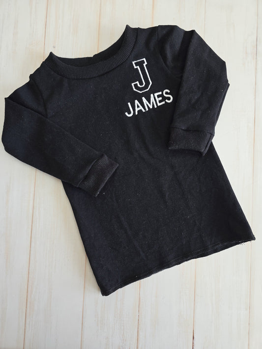 Boys Personalised Monogram T- Shirt (Embroidered)