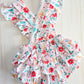 Frilly Christmas Romper- Tinsel