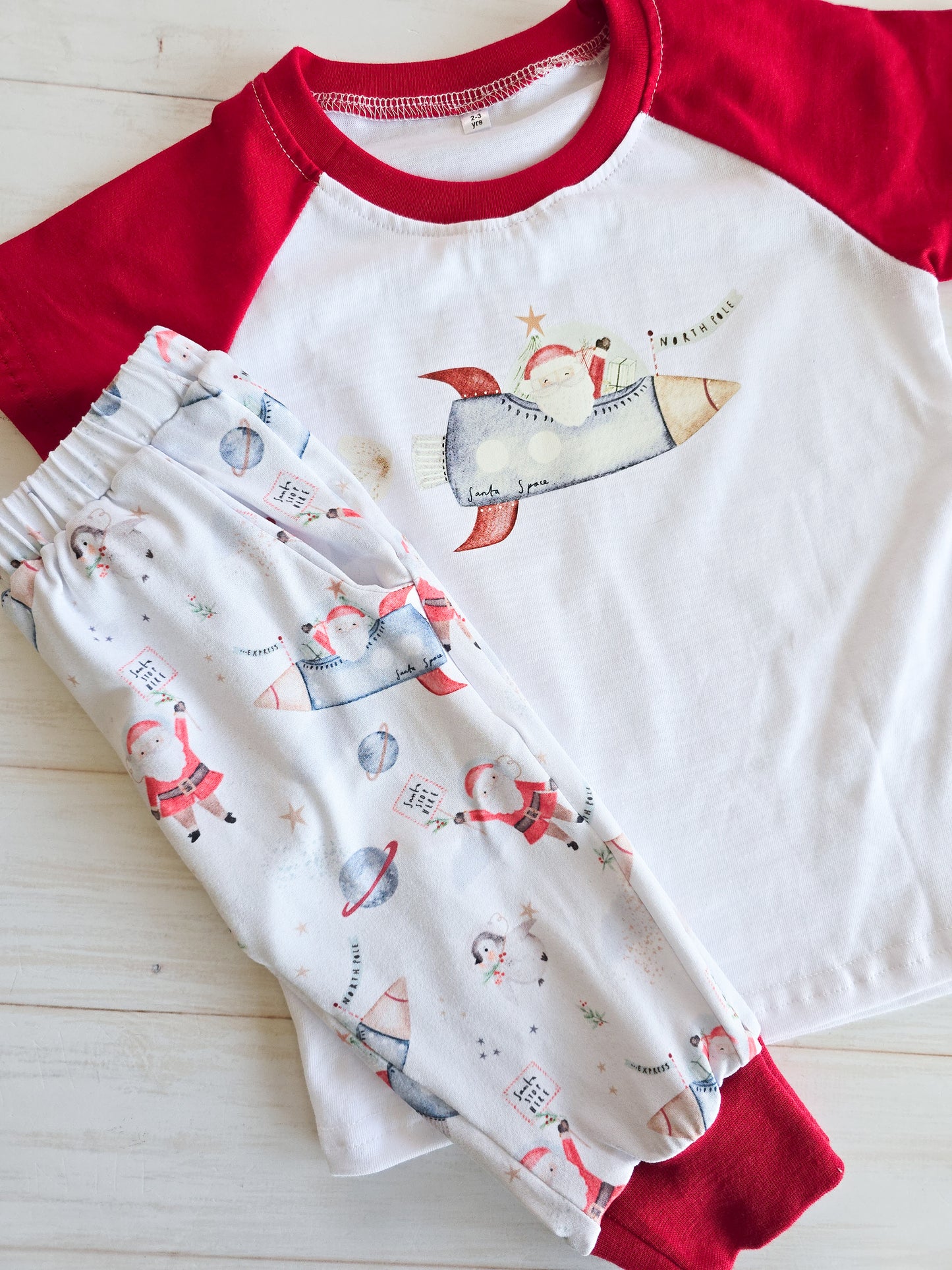 Santa Space PJ set