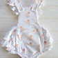 Frilly Christmas Romper-Robin