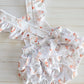 Frilly Christmas Romper-Robin