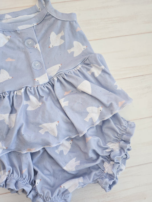 Cami 2 piece set- Scandi Birds