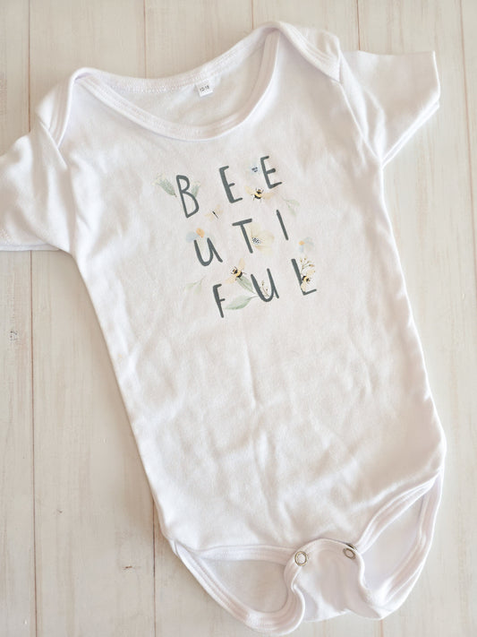 Printed Bodysuit- Bee-utiful