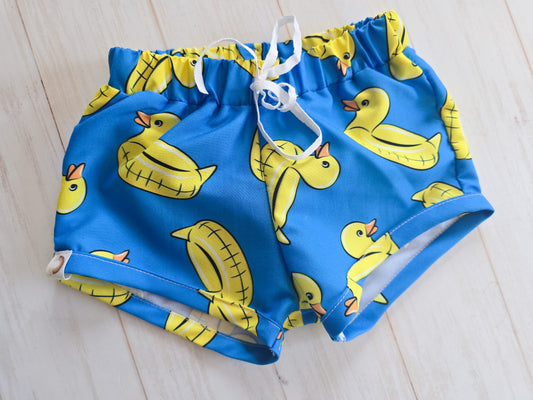 Boys Swim Boardies- Duck Floaties