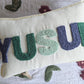 Personalised Scatter cushion with punch needle detail