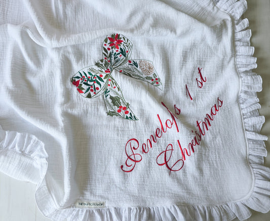Personalised Christmas Blanket- Girls