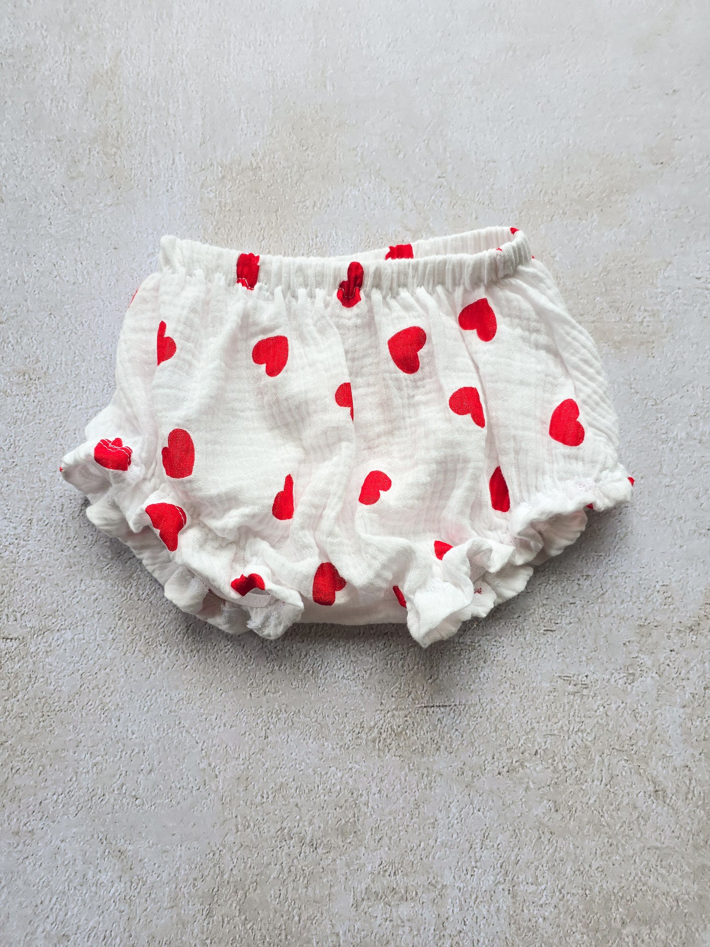 Frilly Bummies- Red Hearts