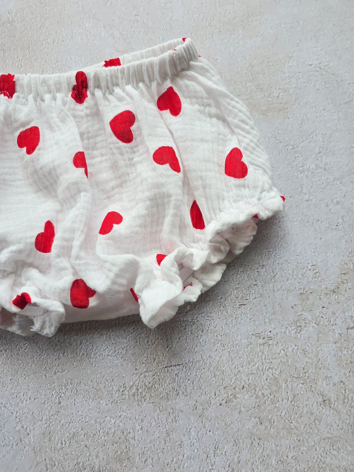 Frilly Bummies- Red Hearts