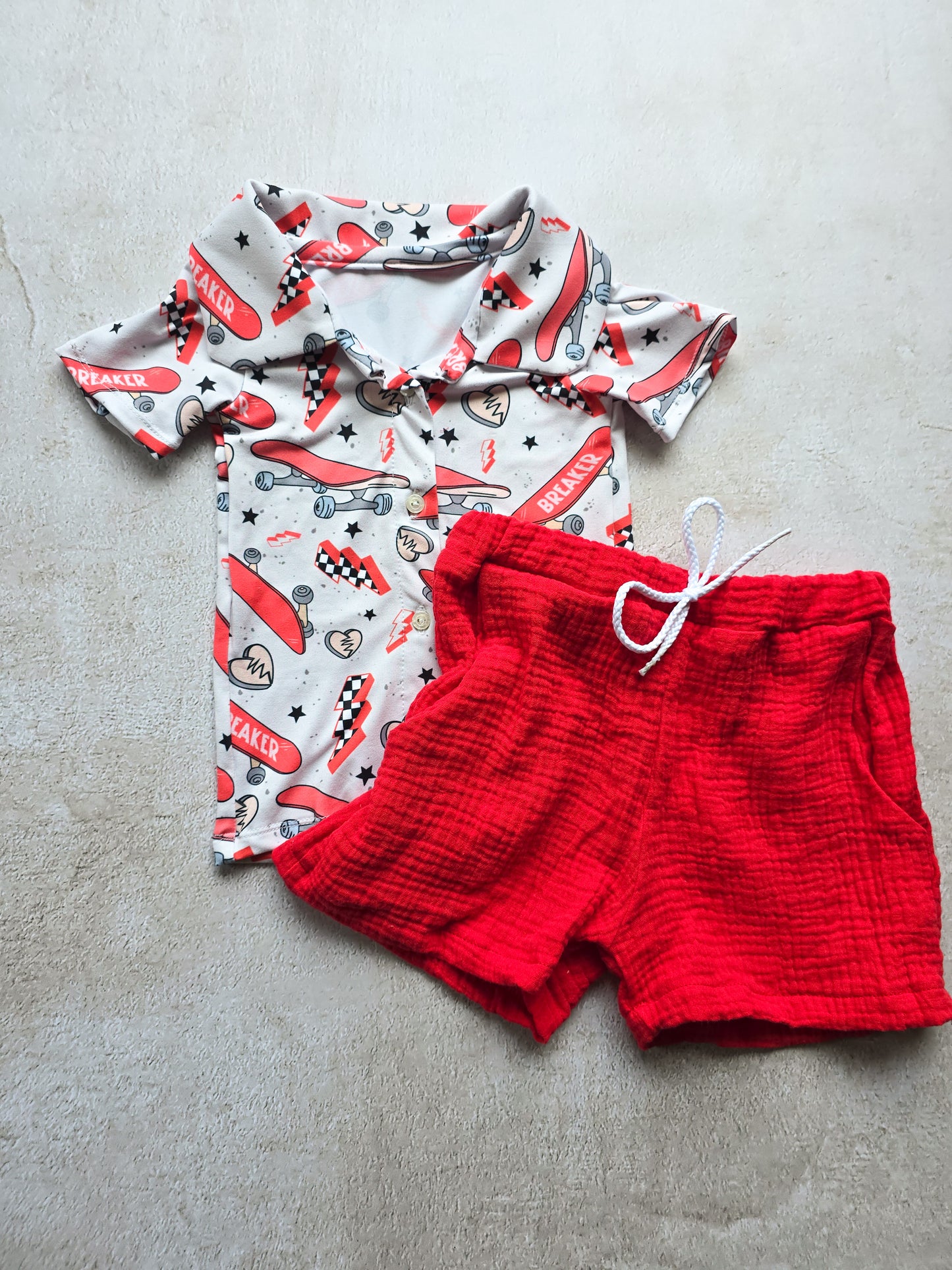 Boys 2 Piece Set- Heart Breaker