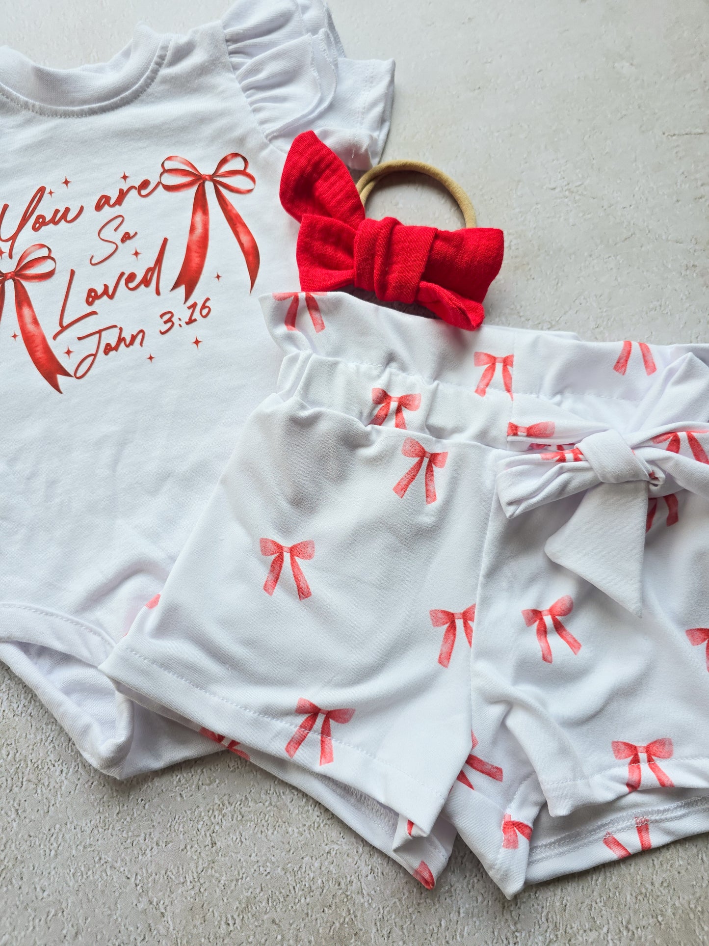 Girls 3 piece Valentine's day set-You are so Loved