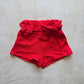 Mathilde Shorts- Red Muslin