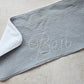 Personalised Burp Cloth- Chain stitch