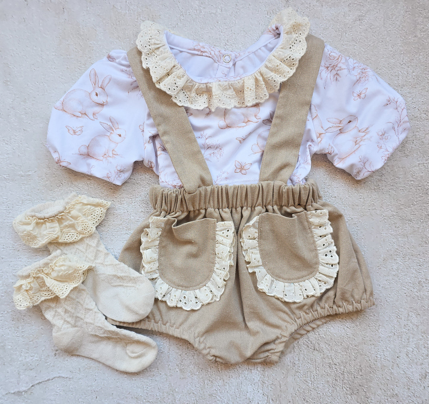 Girls Vintage Lace Set (2pc)