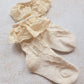 Frilly Socks- Cream