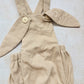 Easter Romper with Personalised ears- Neutral Linen