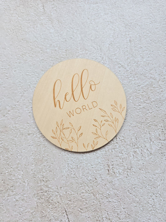 Hello World Disc