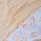 Double layered blanket- Vintage Toys(With personalised embroidery)