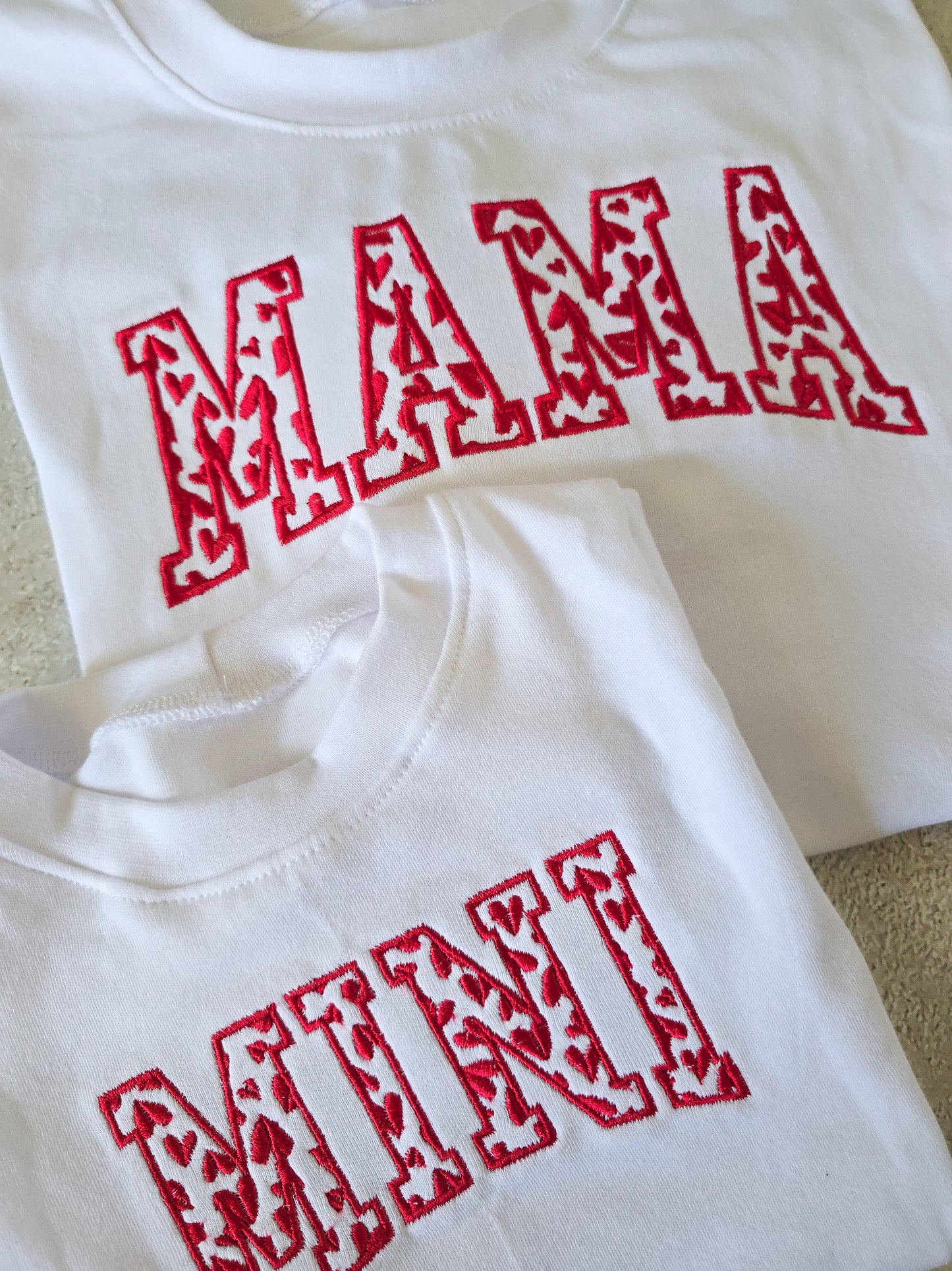 Matching Mommy and Me Valentines set (MAMA)