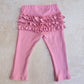 Frilly bum Leggings- Dusty Pink