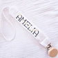Personalised Daisy Embroidered Dummy Clip