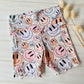 Girls Biker Shorts- Pastel Smileys